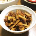 YUKIKI☆'s cooksnap of when they made しいたけの軸と生姜の佃煮.