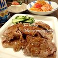 37⭐'s cooksnap of when they made 豚肉のハニーマスタードバルサミコソテー.