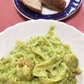 nanorico's cooksnap of when they made 海老とアボカドのクリーミーパスタ.