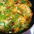 マダムカフェ♡'s cooksnap of when they made キム玉丼⇒『焼き鳥の缶詰』でキムチ親子丼.