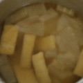 ヨシヨッシー's cooksnap of when they made 冬瓜と油揚げの味噌汁.
