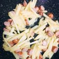 ちゃんこ（＊¨＊）'s cooksnap of when they made ✨じゃがいもウインナー炒め✨.