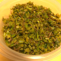 クック0OAGN1☆'s cooksnap of when they made 人参の茎炒め煮.