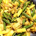 Hiromi2480's cooksnap of when they made ＊三度豆じゃが芋ベーコンのカレー炒め＊.