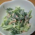 かんちゃん１２１０'s cooksnap of when they made 超簡単！水菜とかにかまのサラダ.