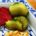 toroaki's cooksnap of when they made きゅうりの中華漬け.