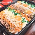 chisat00's cooksnap of when they made 子供喜ぶ♪ホットプレートでビビンバ.