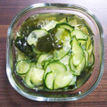 新婚つじこ's cooksnap of when they made 簡単☆きゅうりとわかめの酢の物.