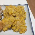 新米マヌラ's cooksnap of when they made シンプル＊コーンのかき揚げ♡.