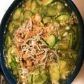 ここなっつ♪'s cooksnap of when they made 鯖水煮缶で冷汁.