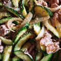 クックY4766A☆'s cooksnap of when they made 簡単一品♪豚ときゅうりの炒め物.