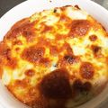 ゆう0v0たか's cooksnap of when they made リメイク！余ったお好み焼き生地でグラタン.