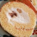 ハチ8コロ8's cooksnap of when they made HMで簡単♥ぷるとろっプリンロールケーキ.