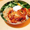 PaniCafe's cooksnap of when they made 冷麦で☆ビビン麺.