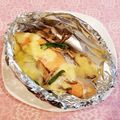 Richland☆Y's cooksnap of when they made 鮭のチーズホイル焼き♡ニラと舞茸で.