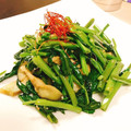 ☆糖質減らしてます☆'s cooksnap of when they made 簡単美味♪茄子と空芯菜の炒めもの〜！.