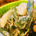 mkoo3's cooksnap of when they made いんげん&かまぼこの胡麻和え.
