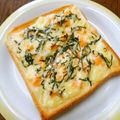 よよっち♪'s cooksnap of when they made 鮭フレークトースト.