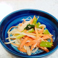もりっこかふぇ's cooksnap of when they made 小松菜と人参ともやしのナムル.