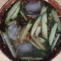 クックOYTSP1☆'s cooksnap of when they made きゅうりとワカメの冷たいスープ.