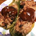 クックVCYRF7☆'s cooksnap of when they made 豆腐入りでヘルシー！ピーマンの肉詰め♪.