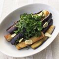 よこ耳ねこ's cooksnap of when they made ～フライパンで焼きナス～にんにくポン酢.