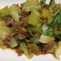 きよやよ's cooksnap of when they made 青梗菜とひき肉の炒め物.