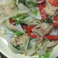 もりのりころ's cooksnap of when they made 鳥皮の野菜炒め.