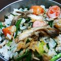 ひなたのねこやなぎ's cooksnap of when they made 中華風✿にらチャーハン.