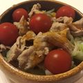 ゆいまーるん's cooksnap of when they made 茹でキャベツもやし豚こまのヘルシーサラダ.