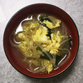 もんぞぅ's cooksnap of when they made もやしとわかめの卵コンソメスープ.