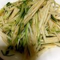 ぴょんし〜's cooksnap of when they made 簡単美味しい長芋とキュウリの酢の物サラダ.