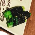 mami♪123's cooksnap of when they made 小松菜の海苔巻き.