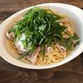 oek's cooksnap of when they made 豚しゃぶと青じそおろし和風冷製パスタ.