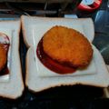 クックBNQ5PD☆'s cooksnap of when they made ホットサンド♪基本のコロッケ.