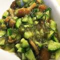 YuzuKizu's cooksnap of when they made ご飯がススムなめこときゅうりと納豆昆布.
