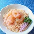 カルン's cooksnap of when they made 海老たらこレモンクリームパスタ.