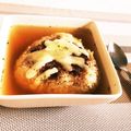 あゆ㍉'s cooksnap of when they made チーズバター醤油焼きおにぎりのスープご飯.