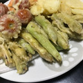 クックLYYTIX☆'s cooksnap of when they made 紫のいんげん★かき揚げ天ぷら♪.