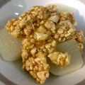 らぶかな's cooksnap of when they made 大根の煮物☆ひき肉あんかけ.