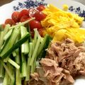 bitinha's cooksnap of when they made そうめんde冷やし中華.
