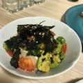 ecobeer's cooksnap of when they made ☆アボカドオクラのぶっかけ冷奴☆.