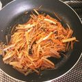 みゆ216's cooksnap of when they made 作り置き☆根菜とこんにゃくのきんぴら.