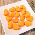❊プゥ❊'s cooksnap of when they made 人参のハート飾り切り.