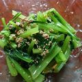 クックVOY1Q3☆'s cooksnap of when they made 小松菜のナムル.