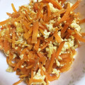 chie32's cooksnap of when they made にんじんと豆腐のふんわり卵炒め.