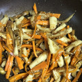 クックFJRJ77☆'s cooksnap of when they made ☆椎茸の芯と人参のきんぴら☆.