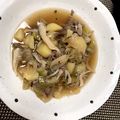 マイちん☆'s cooksnap of when they made 牛肉まいたけと新じゃがの煮物。.
