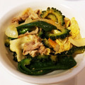 かわぐち？'s cooksnap of when they made 飯わしわし系「ゴーヤと豚の辛味噌炒め♪」.