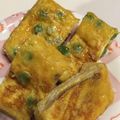 hanaaa14's cooksnap of when they made 簡単アレンジ卵☆グリーンピースの卵焼き.